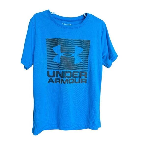 Youth Boys Under Armour Dri-Fit Graphic Tee Shirt - Sz 6 - Picture 1 of 1